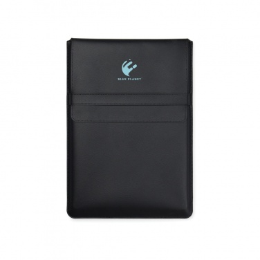 Logo trade promotional giveaways picture of: VINGA Timo PU RCS RPET 16" laptop sleeve