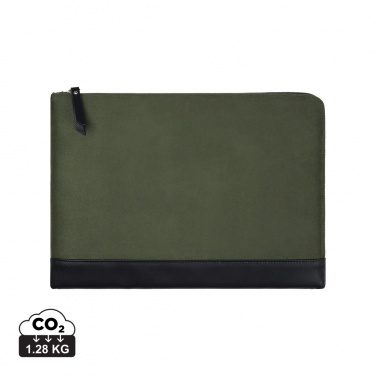 Logo trade promotional merchandise picture of: VINGA Marlow RCS recycled polyester 14" laptop sleeve