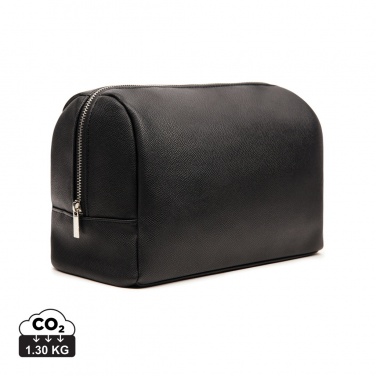 Logo trade promotional gifts image of: VINGA Bermond RCS recycled PU toiletry bag