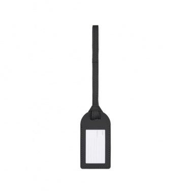 Logo trade corporate gifts image of: VINGA Baltimore RCS recycled polyester luggage tag