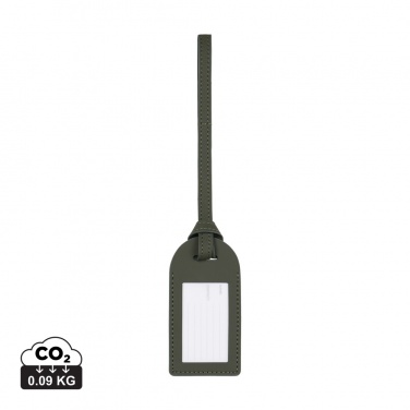 Logo trade promotional merchandise photo of: VINGA Baltimore RCS recycled polyester luggage tag