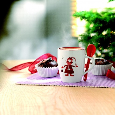 Logotrade promotional gifts photo of: Mug with spoon 250ml