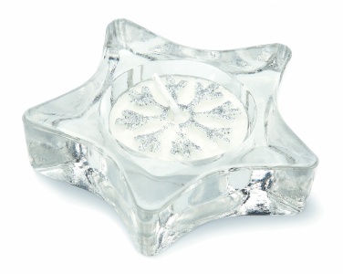 Logo trade promotional giveaway photo of: Star shaped candle holder