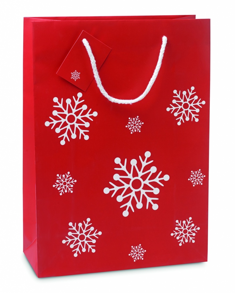 Logo trade promotional giveaway photo of: Gift paper bag large