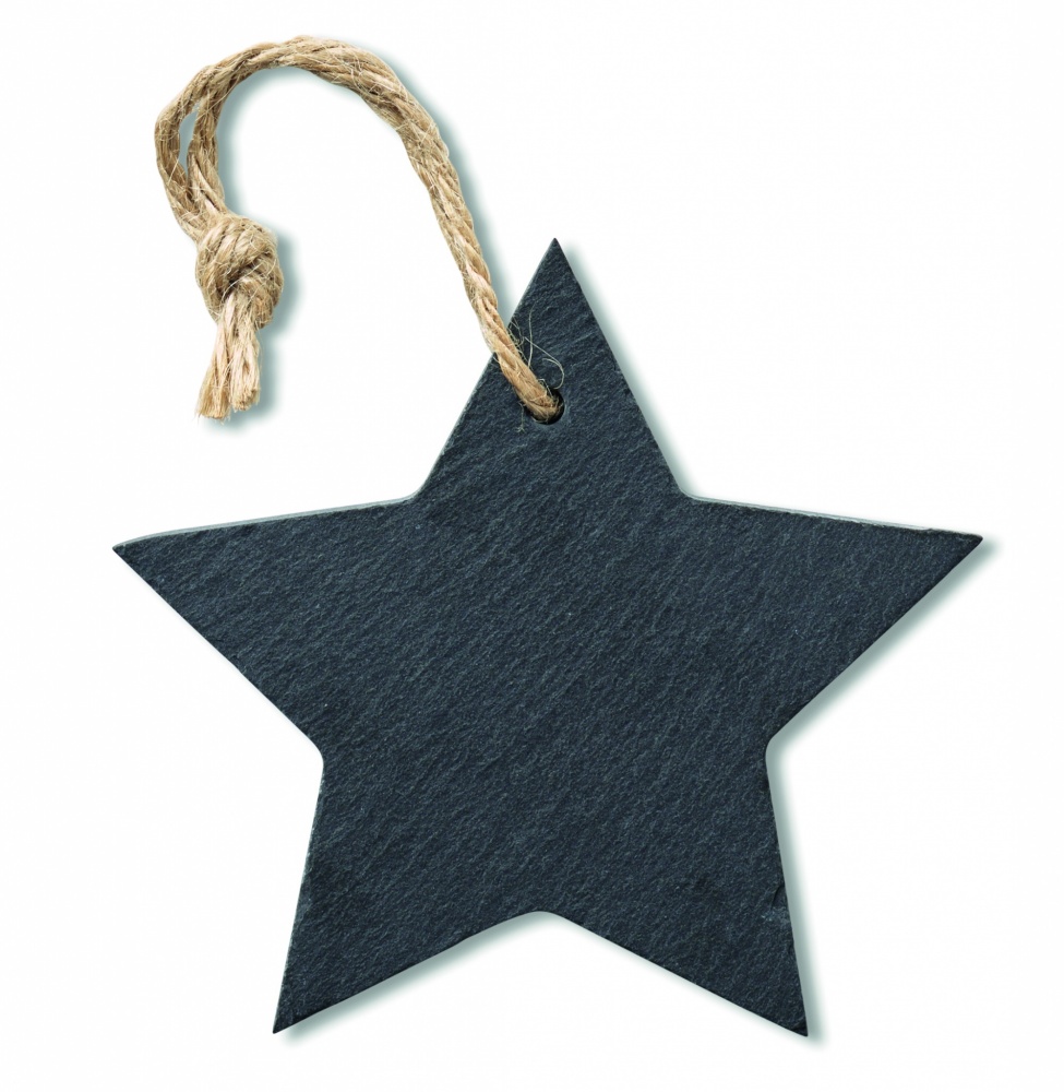 Logotrade promotional giveaway picture of: Slate xmas hanger star