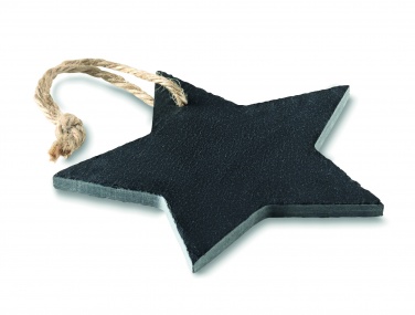 Logotrade promotional giveaway picture of: Slate xmas hanger star
