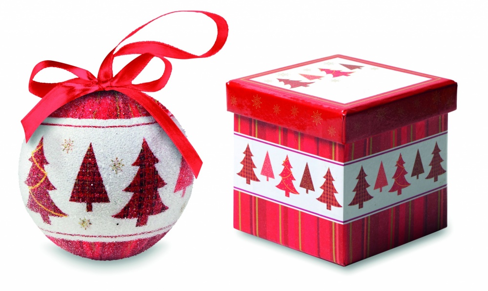 Logo trade corporate gifts image of: Christmas bauble in gift box