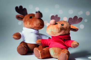 Logotrade advertising products photo of: Plush reindeer with hoodie