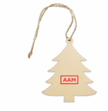 Logotrade corporate gifts photo of: Wooden Tree shaped hanger