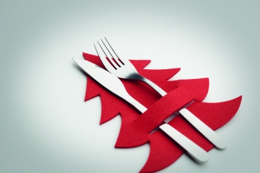 Logotrade promotional item picture of: RPET felt cutlery holder set