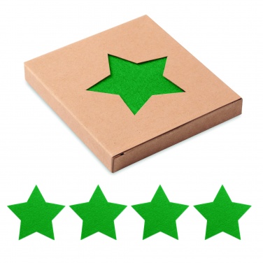 Logotrade advertising product image of: RPET 4 felt coaster set
