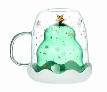 Logo trade promotional merchandise picture of: Double wall borosilicate mug