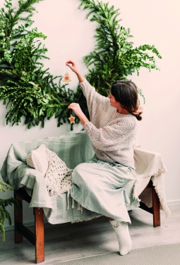 Logo trade promotional items image of: Christmas ornament star