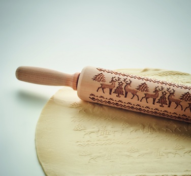 Logotrade business gifts photo of: Christmas pastry wooden rolling