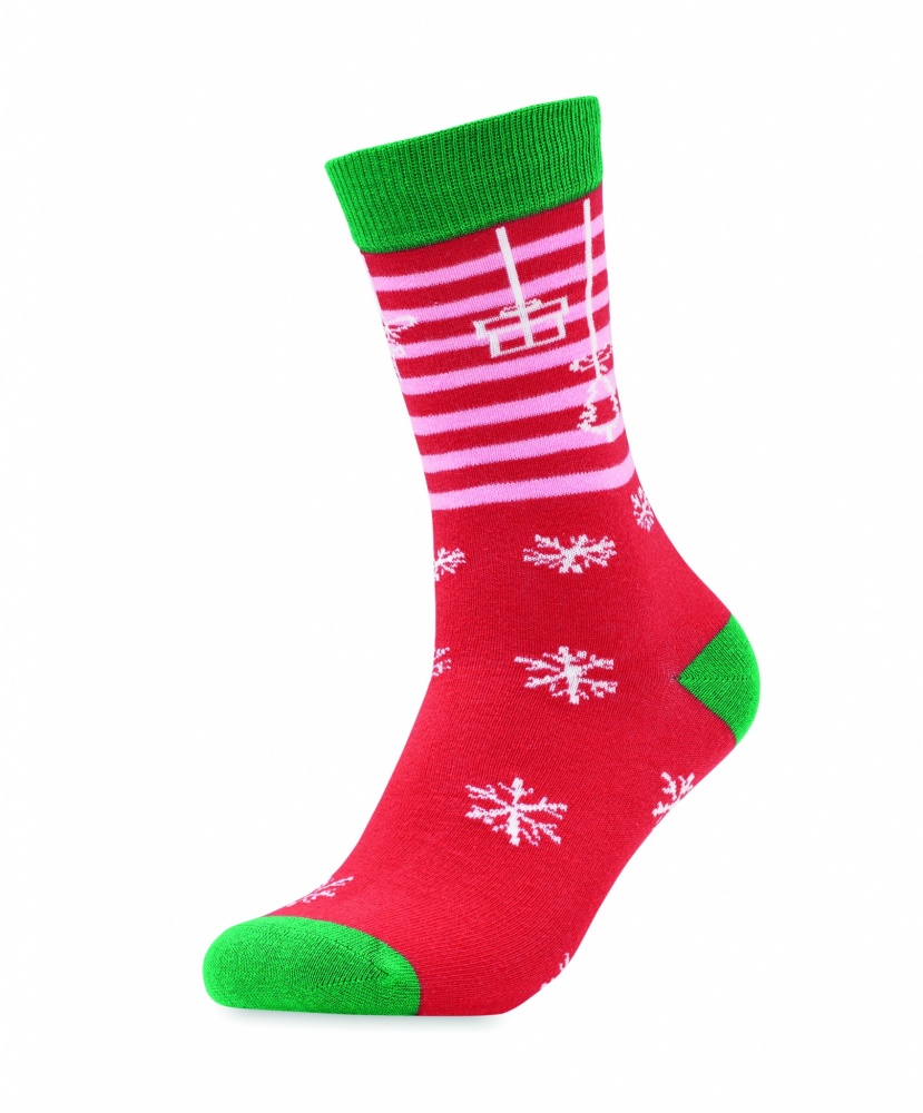 Logotrade promotional gift image of: Pair of Christmas socks L
