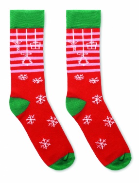Logotrade promotional gift image of: Pair of Christmas socks L
