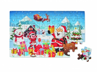 Logotrade advertising product picture of: Wooden Christmas puzzle