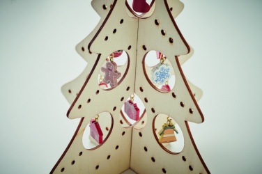Logotrade advertising product picture of: Wooden Xmas tree decoration