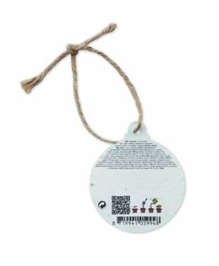 Logotrade corporate gifts photo of: Seed paper Xmas ornament