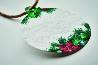 Logotrade corporate gift image of: Seed paper Xmas ornament