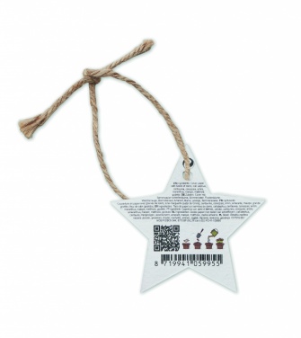 Logotrade promotional merchandise photo of: Seed paper Xmas ornament