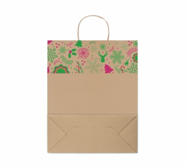 Logo trade business gift photo of: Gift paper bag large