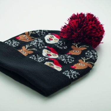 Logo trade promotional items picture of: Christmas knitted beanie