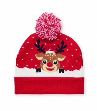Logo trade advertising product photo of: Christmas knitted beanie