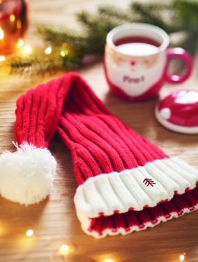 Logotrade promotional merchandise picture of: Long Christmas knitted beanie