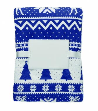 Logo trade advertising products image of: RPET fleece blanket 190 gr/m²