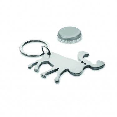 Logotrade promotional merchandise image of: Recycled aluminium key ring Pori