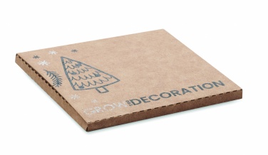 Logo trade promotional items picture of: Wooden tree shape hanger