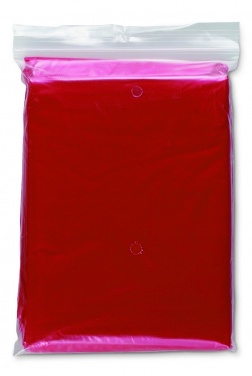 Logo trade advertising products picture of: Foldable raincoat in polybag
