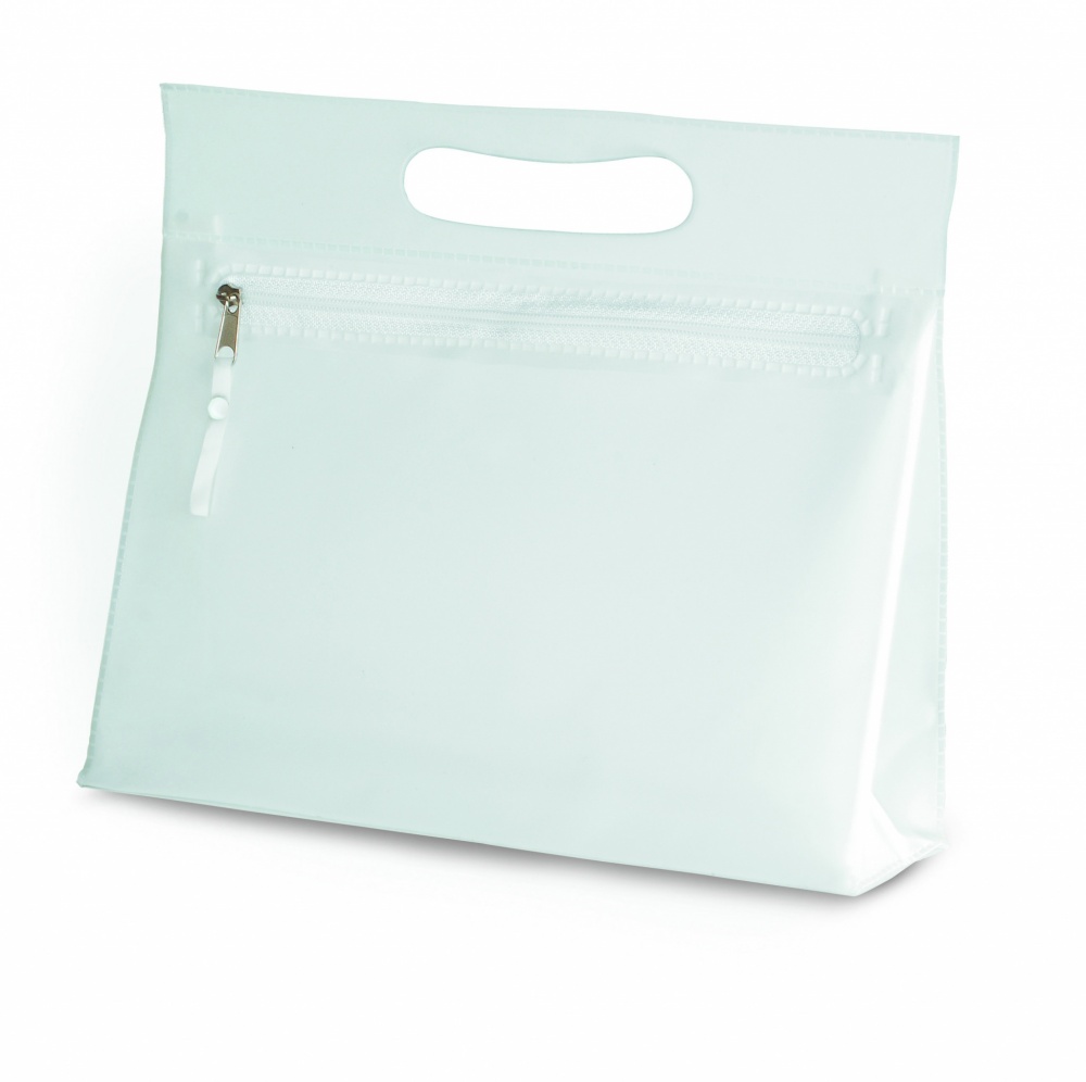 Logo trade promotional merchandise photo of: Transparent cosmetic pouch