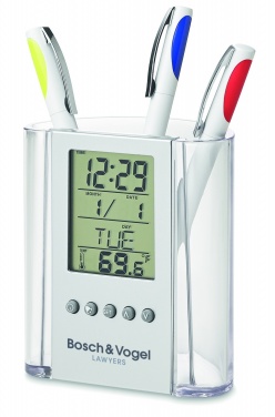 Logotrade promotional product image of: Pen holder with calendar