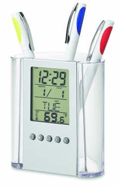 Logo trade promotional products image of: Pen holder with calendar