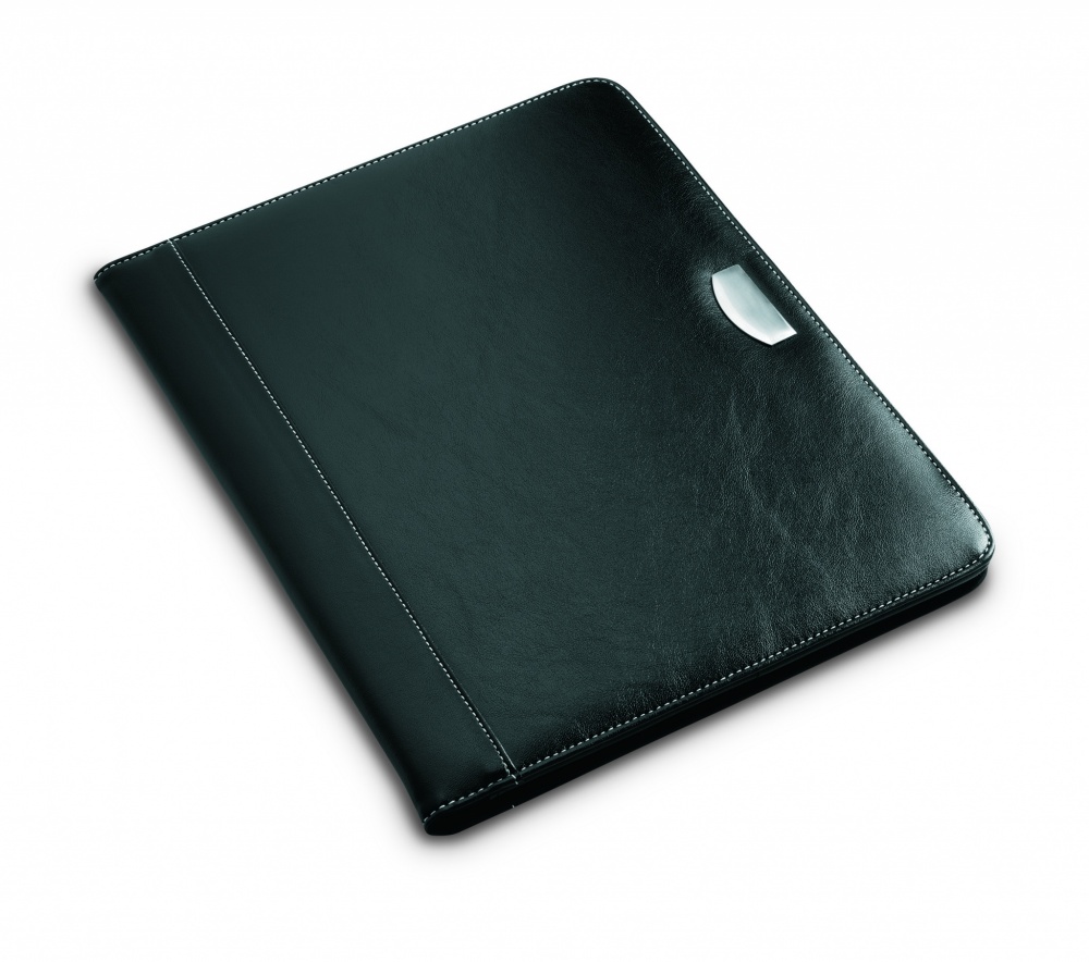 Logo trade promotional items image of: PU portfolio w/ 20 pages bloc