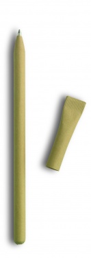 Logo trade promotional giveaways picture of: Recycled paper ball pen