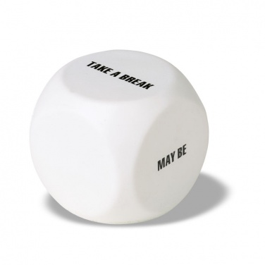 Logo trade promotional merchandise image of: Anti-stress decision dice