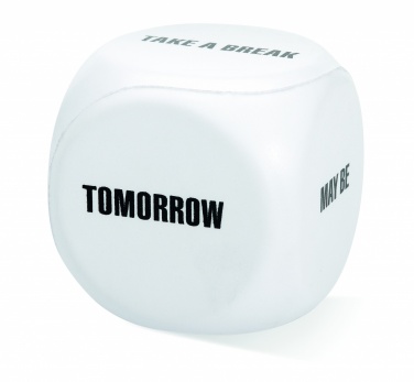 Logo trade promotional gifts image of: Anti-stress decision dice