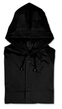 Logo trade promotional gifts image of: PVC raincoat with hood