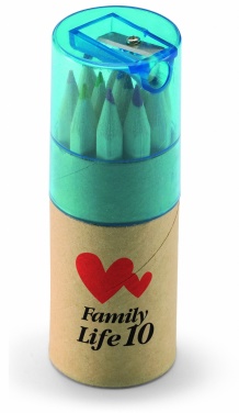 Logo trade promotional products picture of: 12 coloured pencils