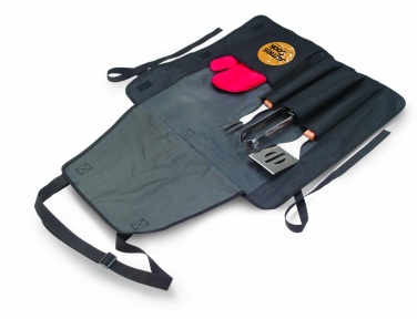 Logo trade business gifts image of: BBQ apron with BBQ tools