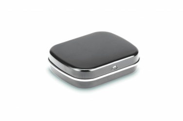 Logo trade business gifts image of: Easy tin silver w/mints