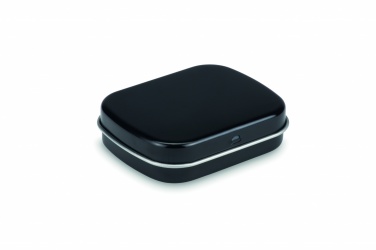 Logo trade promotional gift photo of: Easy tin silver w/mints
