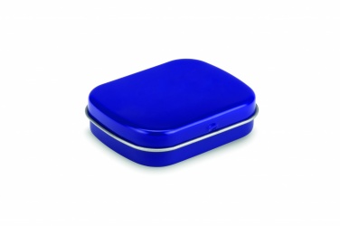 Logo trade promotional products image of: Easy tin silver w/mints