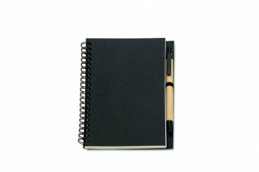 Logotrade corporate gift image of: B6 Recycled notebook with pen