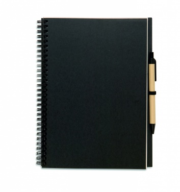 Logo trade promotional items picture of: Recycled notebook with pen