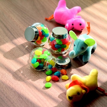 Logo trade business gift photo of: Glass jar with jelly beans