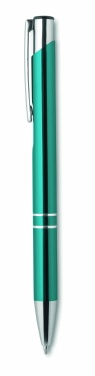 Logo trade advertising products image of: Push button pen with black ink